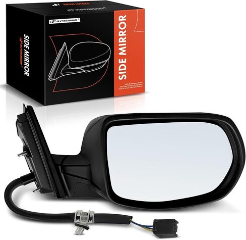 A-Premium Side Power Power Mirror-متوافقة مع Honda CR-V CRV 2017 2018 2019 2020 2021 2022-اليدوي غير المذرع قابلة للطي أسود خارج المنظر الخلفي الخلفي مرآة غير حار in Kuwait