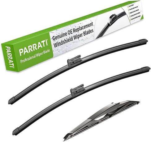PARRATI® High Performance Premium All-Season Automotive Windshield Wipers with Rear Wiper Blades Replacement for 2009-2017 Chevrolet Traverse,Easy to Install 24"+21"+13''(Set of 3) in Saudi Arabia