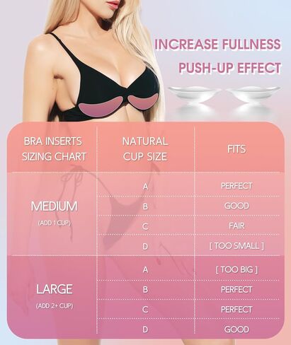 Silicone Bra Inserts Push Up Breast Pads,Clear Gel Invisible Bra Padding Bust Enhancer for Bikini Swimsuit in Saudi Arabia