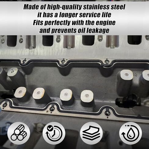 10 PCS Engine Plugs تناسب محركات GM غير AFM 4.8 5.3 6.0 6.2 2008-2023 LSX & LT ، الفولاذ المقاوم للصدأ in Kuwait