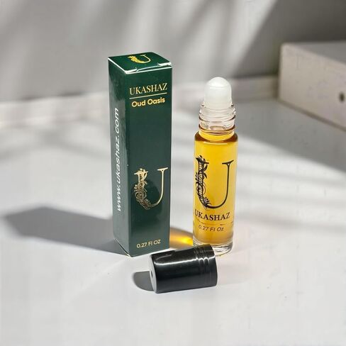 Oud Oasis UNISEX Pheromone Perfume Oil - Long Lasting - A Seductive Signature Aroma - 0.27 fl oz in Saudi Arabia