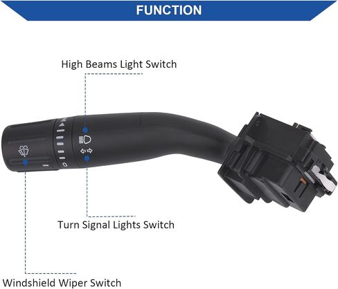 Windshield Wiper Switch Multifunction Turn Signal Switch Compatible with Ford F150 F250 F350 F450 F550 Super Duty 2015-2019 Replacement OEM CBS2293, FL3Z13K359AA in Saudi Arabia