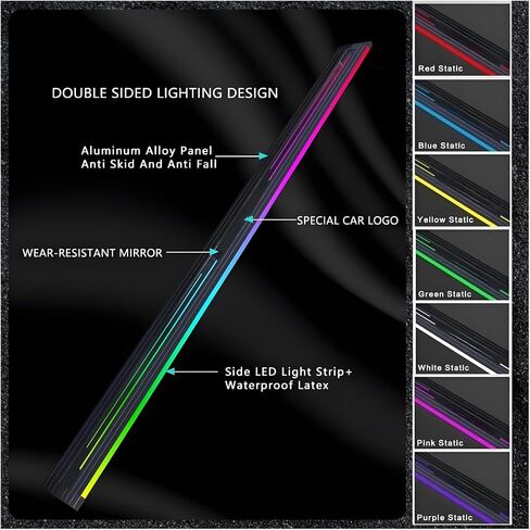 Electric Running Boards Compatible for Buick Envision S 2020-2025 with Light, SUV, Off-Road & Pickup Trucks - Retractable Truck Steps & Nerf Bars in Saudi Arabia