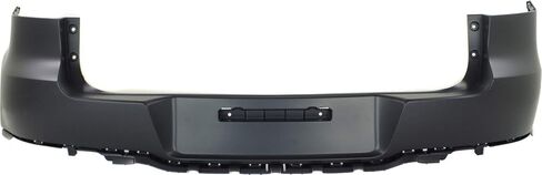 Go-Parts - Rear Bumper Cover for Volkswagen Tiguan (2012-2017), Tiguan Limited (2017-2018), Upper, Primed (Ready to Paint), Without Tow Hook Holes, Replacement 2013 2014 2015 2016 2017 in Saudi Arabia
