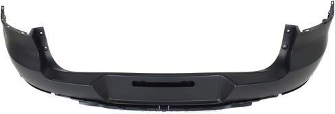 Go-Parts - Rear Bumper Cover for Volkswagen Tiguan (2012-2017), Tiguan Limited (2017-2018), Upper, Primed (Ready to Paint), Without Tow Hook Holes, Replacement 2013 2014 2015 2016 2017 in Saudi Arabia
