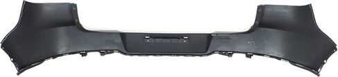 Go-Parts - Rear Bumper Cover for Volkswagen Tiguan (2012-2017), Tiguan Limited (2017-2018), Upper, Primed (Ready to Paint), Without Tow Hook Holes, Replacement 2013 2014 2015 2016 2017 in Saudi Arabia