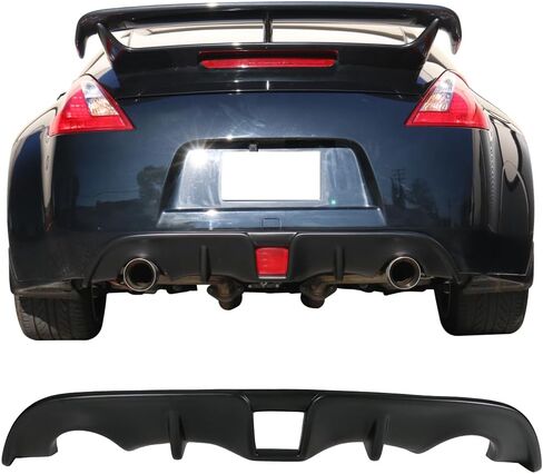 الناشر الخلفي متوافق مع 2009-2020 Nissan 370Z ، GT نمط غير مصقول PP SPOILER in Saudi Arabia