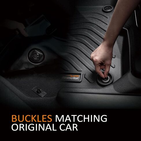 حصائر أرضية Binmotor مع بطانة شحن لـ Acura RDX 2016-2018، سجادة أرضية السيارة لجميع الأحوال الجوية لملحقات Acura RDX، سجادة صندوق البضائع RDX، بطانات أرضية مطاطية TPE لحصيرة السيارة لـ Acura 2016-2018 in Kuwait