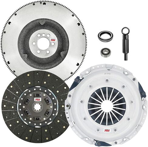 ClutchMaxPRO Performance Stage 2 Clutch Kit with Flywheel with Slave Cylinder Compatible with 2001-2006 Chevy Silverado 1500 2001-2007 GMC Sierra 1500 4.8L (CP04182HDWS-FW167577-ST2) in Saudi Arabia