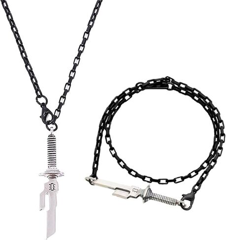 سوار قلادة Wcrazye Toji Fushiguro للنساء للنساء anime jujistu kaisen necklace toji cosplay cosplay alwoween party propon propons in Saudi Arabia