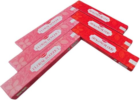 حزمة البخور ماسالا من 3 كل رائحة ، مجمعة مع حامل البخور في Ankciense (Champa & Myrhh) (روحي بوذا بليس آند روحي ملاك ضباب) in Kuwait