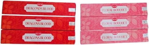 حزمة البخور ماسالا من 3 كل رائحة ، مجمعة مع حامل البخور في Ankciense (Champa & Myrhh) (روحي بوذا بليس آند روحي ملاك ضباب) in Kuwait