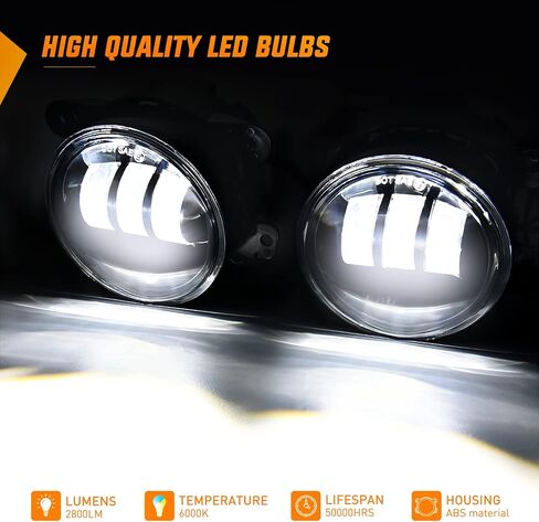 Nilight 7 بوصة RELED LED LED المصابيح الأمامية و 4 في مصابيح الضباب مع إشارة AMBER AMBER WHITE DRL HILL LOW BEAM متوافق مع 2007 2008 2009 2010 2011 2012 2014 2015 2015 2017 2018 WRANGLER JK JKU in Kuwait