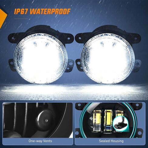 Nilight 7 بوصة RELED LED LED المصابيح الأمامية و 4 في مصابيح الضباب مع إشارة AMBER AMBER WHITE DRL HILL LOW BEAM متوافق مع 2007 2008 2009 2010 2011 2012 2014 2015 2015 2017 2018 WRANGLER JK JKU in Kuwait