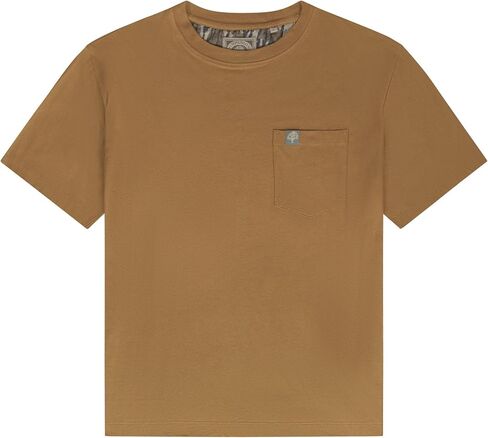 Mossy Oak Cottrell Camp Tee-قطن 100 ٪ ، قبل شرك ، ناعم من النسيج الخوخ مع جيب الصدر ، امتداد في اتجاهين in Saudi Arabia