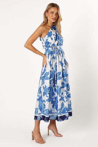 Petal & Pup Women's Naomi One Shoulder Midi Dress in Saudi Arabia