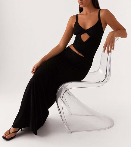 Womens Elegant Spaghetti Strap Maxi Dress Backless Cut Out Bodycon Summer Cami Dress Sexy Formal Cocktail Dresses in Kuwait