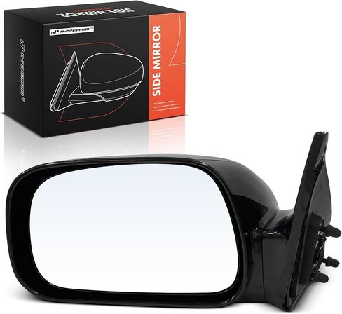A-Premium Driver Side Power Door Mirror - Compatible with Toyota Camry 2002 2003 2004 2005 2006 - Heated, Non-Folding, Black Outside Rear View Mirror - Replace# 87940AA905 in Saudi Arabia