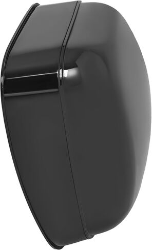 HECASA PAIL PAIN Black Hood Mirror متوافق مع 2008-2017 Freightliner Cascadia ، غطاء غطاء مرايا هود ، شاحنات يدوية بيك آب ، يسار السائق وزوج جانبي للركاب ، أسود+واضح in Kuwait