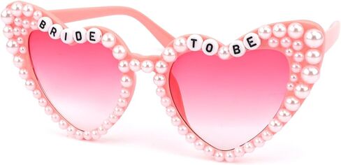 Bride Sunglasses for Bachelorette White Heart Sunglasses Bride to Be Sunglasses Womens Bachelorette Sunglasses in Kuwait