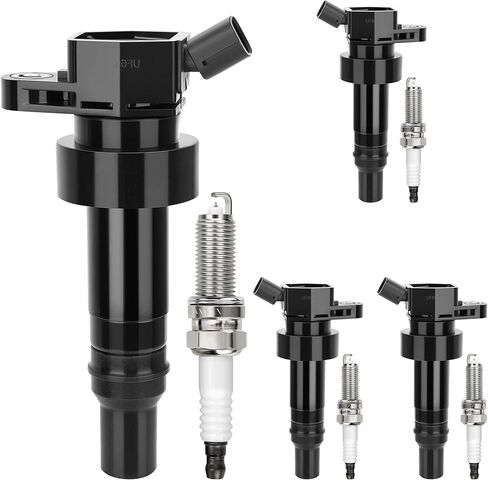 UF569 Ignition Coil and 12622561 Spark Plug Set 6 Compatible with Buick Allure Enclave LaCrosse Chevy Impala Malibu Equinox Traverse Canyon Acadia Terrain Saturn Suzuki 3.6L 2019-2020 in Kuwait