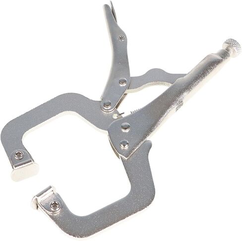 findmall 11 Inch Locking C-Clamp 5Pack Locking Pliers Adjustable Welding Clamps Vise W/Regular Tip and Swivel Pad for Shop Home Farm and Automotive in Saudi Arabia