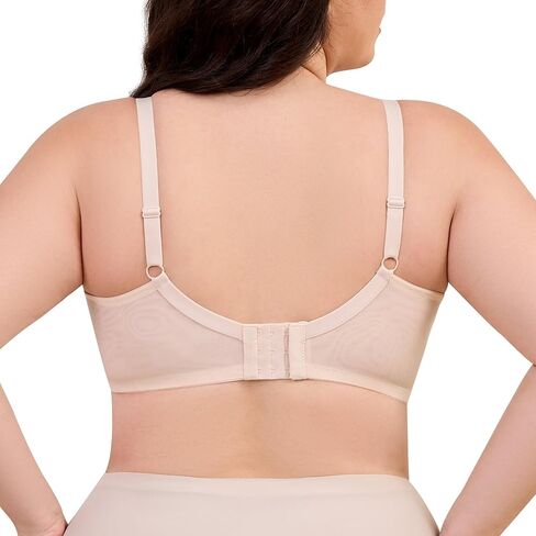 sheroine Lace Underwire Sexy Strappy Bra Plus Size See Through Unlined Full Coverage Bras in Kuwait