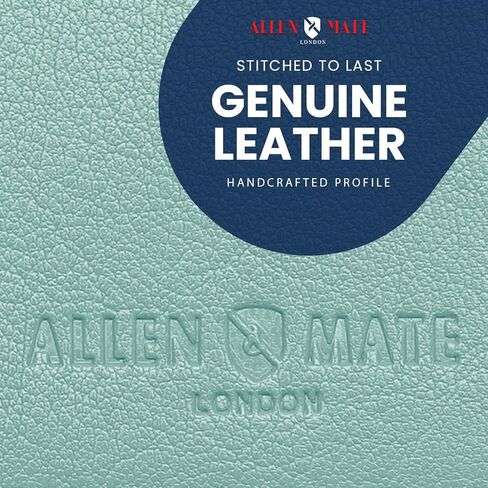 ALLEN & MATE Genuine Leather Bus Pass Travel Card Holder/Driving License Oyster, Minimalist Wallet Credit Card Holder (Brown Premium) in Kuwait