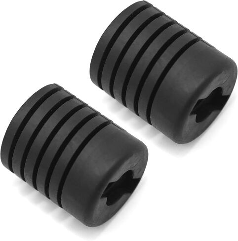 Uoienrt 2PCS محرك محرك هود بديل توقف وسادة المطاط التوقف عن تويوتا كراون هايلاندر فيرو كورولا سدادات وسادة (أسود) in Saudi Arabia
