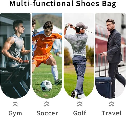 Yupoxiu Smell Proof Cleat Bag - Odor Absorbing, Water-Resistant & Lightweight Shoe Organizer for Soccer, Golf, Gym & Travel in Kuwait