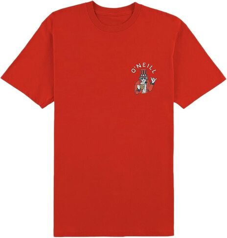 O'Neill Mens Printables S/S شاشة Tee Hot Red/Uncle Sam M in Saudi Arabia