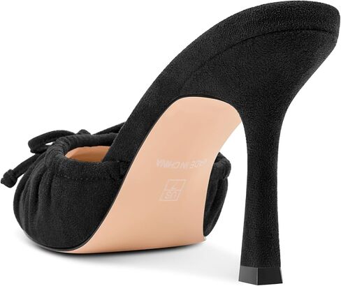 Aachcol Womens المدببة بأصابع القدم الخننقة عالية الكعب الكعب Slip-on Mours Wedding Prom Dress Shoes 3.9 بوصة الكعب in Kuwait
