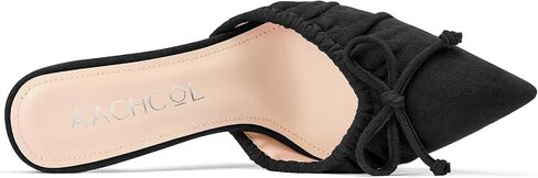 Aachcol Womens المدببة بأصابع القدم الخننقة عالية الكعب الكعب Slip-on Mours Wedding Prom Dress Shoes 3.9 بوصة الكعب in Kuwait