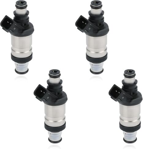 JDMON 4PCS حقن الوقود متوافقة مع Acura CL 1997-1999 ، TL 1999 ، Honda Accord 1998-2002 ، Civic 1999-2000 ، Odyssey 1999-2001 استبدال FJ340 06164P8AA00 06164P8FA00 in Saudi Arabia