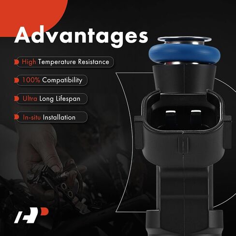 A-Premium Set of 4 Fuel Injectors Compatible with Mitsubishi Outlander Sport 2011-2013, Lancer 2008-2013, 2.0L in Saudi Arabia
