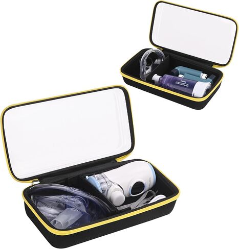 Asthma Inhaler Case Portable Nebulizer and Spacer Storage for Kids and Adults - Travel Carrying Case for Masks, Inhaler Holder in Kuwait