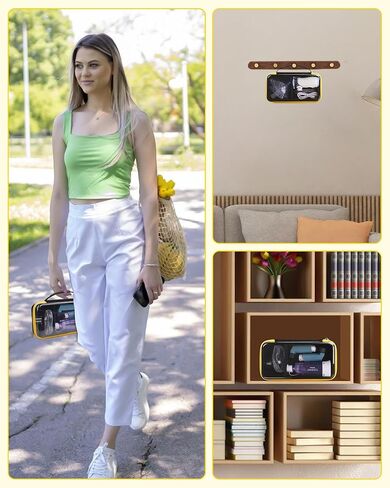 Asthma Inhaler Case Portable Nebulizer and Spacer Storage for Kids and Adults - Travel Carrying Case for Masks, Inhaler Holder in Kuwait