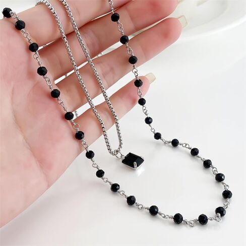 JNF Puffy Large Heart Pendant Pearl Necklace For Women Adjustable Black Velvet Rope Chain Sun Cross Necklaces Y2K Goth Jewelry in Saudi Arabia