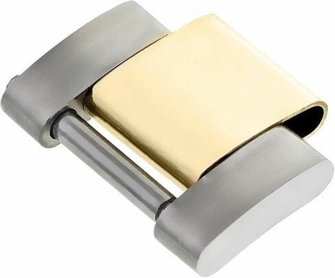 Ewatchparts 16mm Two Tone 18K Stainless Steel Real Gold Oyster Link Compatible With Rolex Submariner 16613, 16803 in Saudi Arabia