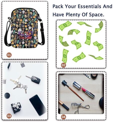 o مستوحاة من Crossbody Bag Hooty Gift Gift Animation Merch Gift in Saudi Arabia