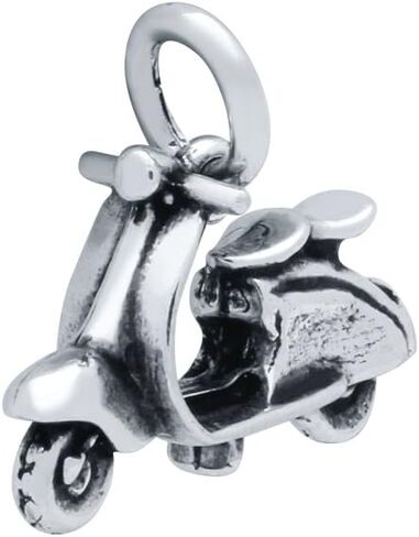 Clostoutwarehouse Sterling Silver Motor Scooter Charm in Saudi Arabia