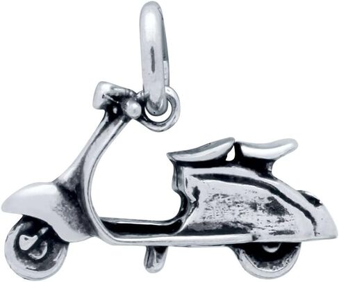 Clostoutwarehouse Sterling Silver Motor Scooter Charm in Saudi Arabia