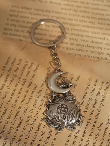 Haquil Vintage Cute Magic Portion Motion Tool Aldant Keychain Accigning Accessories Gift ، سلاسل المفاتيح اللطيفة للنساء ، سلسلة مفاتيح السيارات ، سلسلة المفاتيح الرائعة ، إكسسوارات القوطي ، سلسلة هدية المجوهرات in Saudi Arabia