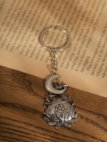 Haquil Vintage Cute Magic Portion Motion Tool Aldant Keychain Accigning Accessories Gift ، سلاسل المفاتيح اللطيفة للنساء ، سلسلة مفاتيح السيارات ، سلسلة المفاتيح الرائعة ، إكسسوارات القوطي ، سلسلة هدية المجوهرات in Saudi Arabia