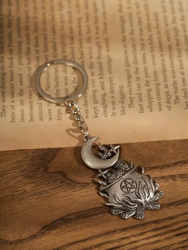 Haquil Vintage Cute Magic Portion Motion Tool Aldant Keychain Accigning Accessories Gift ، سلاسل المفاتيح اللطيفة للنساء ، سلسلة مفاتيح السيارات ، سلسلة المفاتيح الرائعة ، إكسسوارات القوطي ، سلسلة هدية المجوهرات in Saudi Arabia