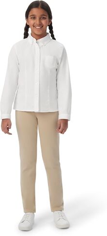 French Toast Girls' Long Sleeve Oxford Blouse in Saudi Arabia