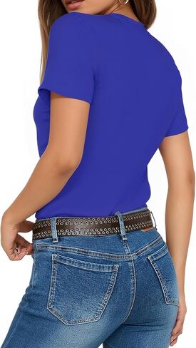 HERLOLLYCHIPS Women Cute Heart Graphic Crewneck Short Sleeve Regular Fit Casual Tee T-Shirts Tshirt Tops in Kuwait