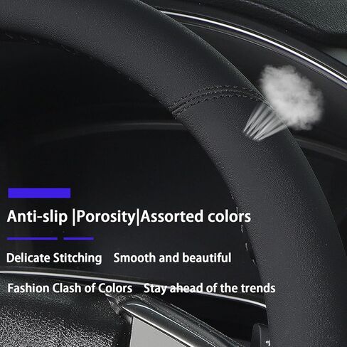 XL Size 16.5-17 Inch Steering Wheel Cover for Car, Van, Fits RV, Semi, Truck, Trailer, Bus, Big Rig Trucker, Classic Cars, Faux Leather Steering Wheel Grip Anti-Slip Design (Pink) in Kuwait