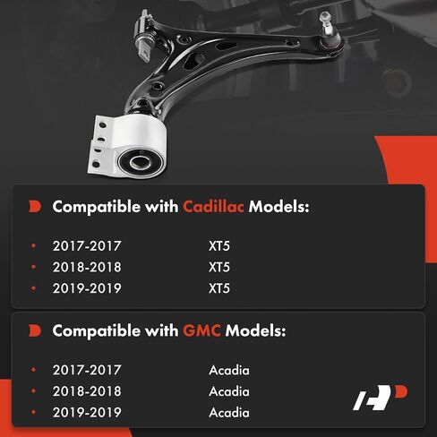 A-Premium Front Right Lower Control Arm, with Ball Joint & Bushing, Compatible with GMC Acadia 2017-2023, Cadillac XT5 2017-2023 in Saudi Arabia