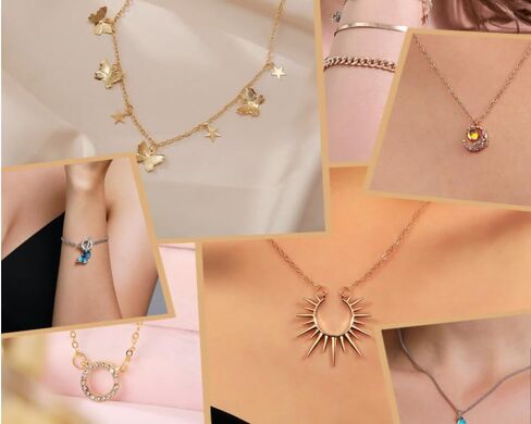 FTKV Christmas Jewellery Blind Box - | Women's Necklace Sets | Personalised Jewellery Boxes | Christmas Gifts | Brithday Gifts-(SDT081-2) in Saudi Arabia